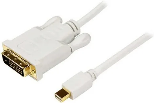 Vista 3 de StarTech - Cable pasivo Mini DP a DVI-D de 3 pies, 1080p, negro (MDP2DVIMM3B) 0.9m, mDP or Thunderbolt 1/2 Mac/PC to DVI Monitor, Single-Link