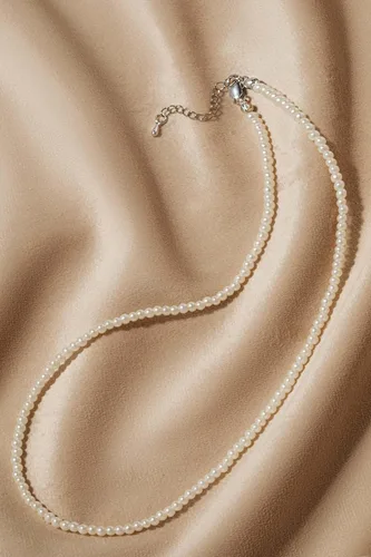 Vista 5 de BABEYOND Collar redondo de perlas de imitación collar de perlas de boda para novias Blanco