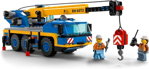 Vista 7 de Lego 60324 City Off-Road grúa, grúa y camión de juguete con ganchos, vehículo de juguete para construir para niños y niñas a partir de 7 años