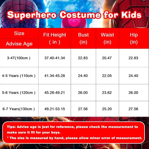 Vista 3 de OOCCO Disfraz de Spider Morales para niños, disfraces de Halloween, superhéroe, cosplay, 3D, de elastano, para niños