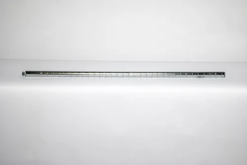 Vista 8 de Postes de estantería de alambre cromado de acero inoxidable – Juego de 4 postes (14 pulgadas) – Resistentes, grado comercial para estantes