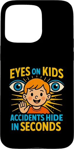 Vista 31 de Eyes on Kids Child Safety Gift for Moms, Granny, Grandad Case for iPhone 16