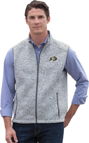 Vista 12 de Vantage Apparel NCAA mens Collegiate Premium Summit Sweater Fleece Vest