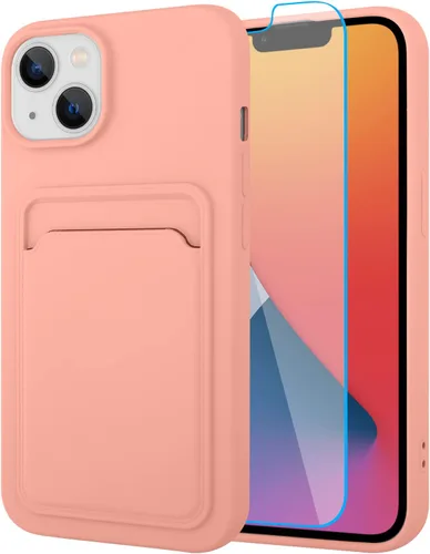 Vista 19 de MZELQ Compatible con iPhone 11 Funda TPU Soporte para Tarjetas Cubierta de Billetera, Protección de Cámara + Protector de Pantalla Funda Suave