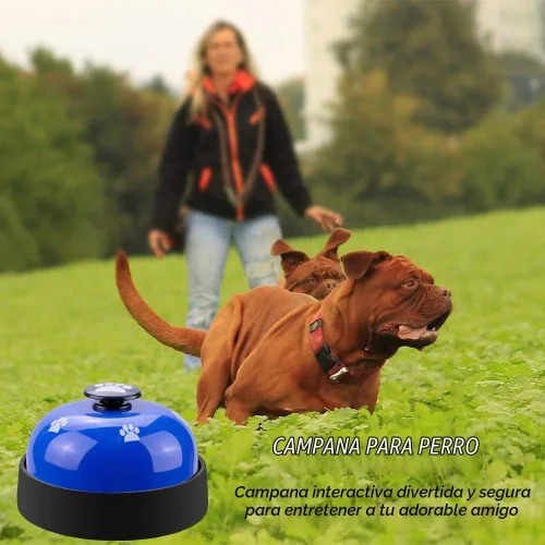 Vista 6 de Comsmart Campana de entrenamiento para perros, juego de 2 campanas de entrenamiento para perros y cachorros, timbre de puerta para perros y gatos