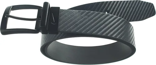 Vista 2 de Nike Cinturón reversible con textura de fibra de carbono para hombre