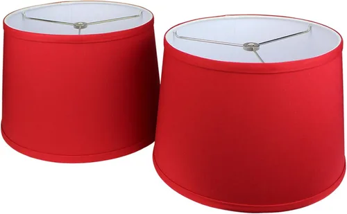 Vista 13 de FenchelShades.com - Juego de 2 pantallas de lámpara de 10 pulgadas de diámetro superior x 12 pulgadas de diámetro inferior x 8 pulgadas de altura