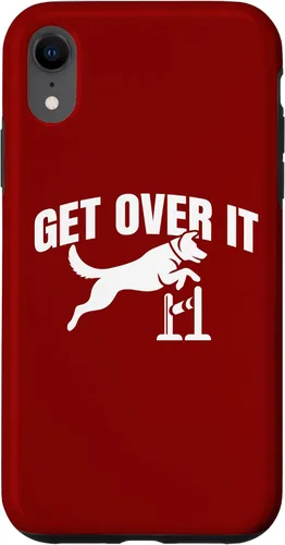 Vista 8 de iPhone 15 Dog Agility Handler - Get Over It - Bar Jumping Dog Agility Case