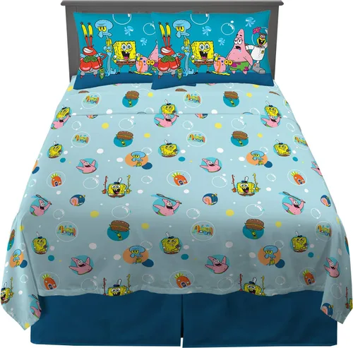 Vista 9 de Franco - Juego de sábanas de microfibra súper suave para niños, tamaño matrimonial, Baby Shark