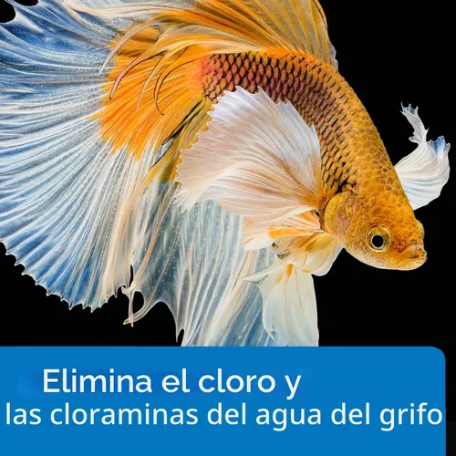 Vista 4 de API Acondicionador de agua Betta Fish Betta Fish Acondicionador de agua dulce para acuario, botella de 1.7 onzas