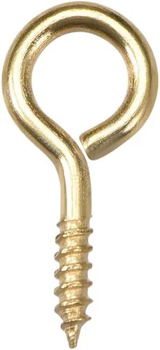 Vista 11 de uxcell Ganchos de ojo de tornillo pequeños de 0.59 pulgadas Tornillos autorroscantes Percha atornillada de acero al carbono Ganchos de anillo