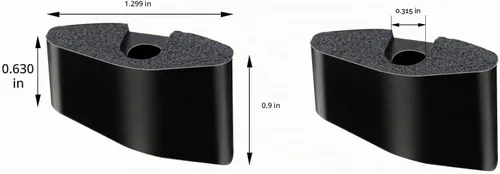 Vista 6 de Piezas de repuesto de bisagra completa para Logitech G930, G430, G230, G231, 1 par de reparación para auriculares rotos