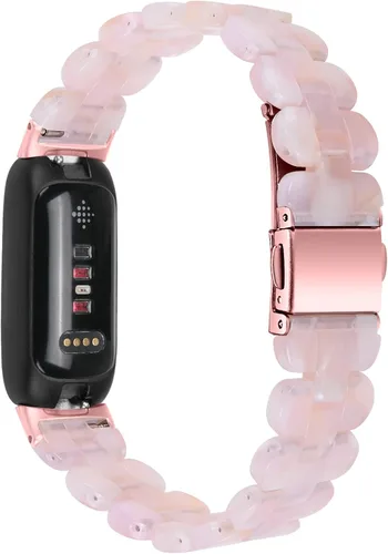 Vista 8 de TenCloud Bandas de resina compatibles con Fitbit Inspire 3 Band para Inspire 3 Smart Watch Band para mujeres y hombres, bandas deportivas ligeras