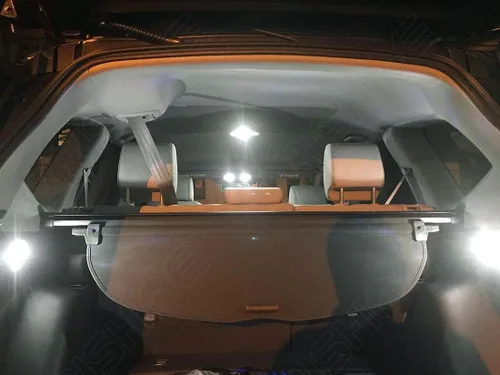 Vista 6 de Kit de luces LED interiores blancas para Nissan Rogue 2014, 2015, 2016, 2017, 2018, 2019, superbrillantes, 6000K, paquete de bombillas LED