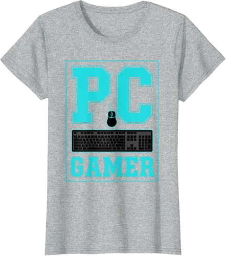 Vista 26 de PC Gamer Gaming Teclado Ratón Esports Computer Fan Camiseta