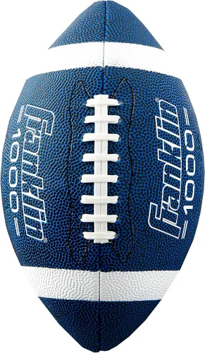 Vista 2 de Franklin Sports Adult 1000 Junior Youth Football Azul/Blanco
