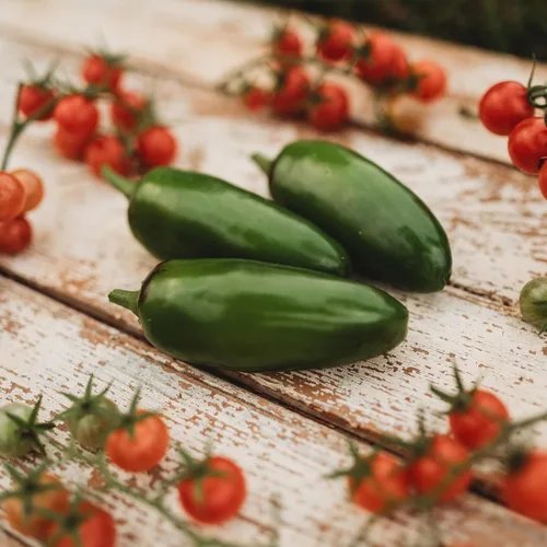 Vista 3 de Craig's Grande Jalapeño - 25 semillas - Variedad de jalapeño gigante de reliquia, semillas de vegetales sin OMG para plantar en el jardín doméstico