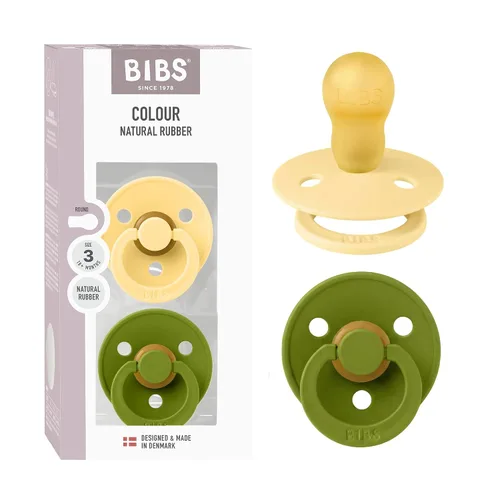 Vista 32 de BIBS - Paquete de 2 chupetes para bebés, goma natural libre de bisfenol A (BPA), hechos en Dinamarca, para niños de 0-6 meses, azul pastel
