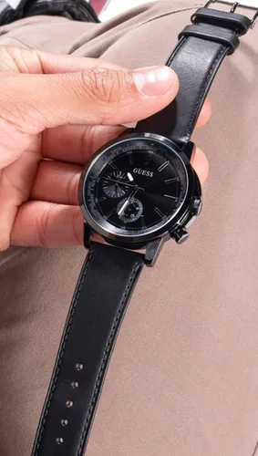 Vista 4 de GUESS Reloj multifunción en tono marrón