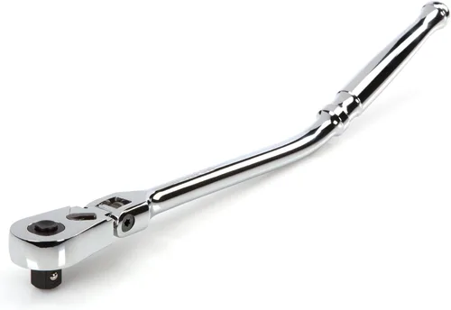 Vista 15 de TEKTON Trinquete largo de liberación rápida con cabezal flexible de 1/2 pulgada de impulso x 14 pulgadas SRH31214