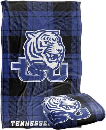 Vista 242 de LOGOVISION St John's University Campus Plaid Spirit Silky Touch Manta súper suave 36 x 58 pulgadas