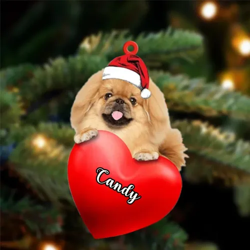 Vista 164 de Adornos de Navidad personalizados para perros, nombre personalizado, adorno de Malamute de Alaska, adornos acrílicos, regalos de Navidad, amantes