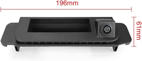 Vista 3 de Vlicevrn CCD Cámara de visión trasera para automóvil con mango de maletero con lente de ojo de pez, visión nocturna, cámara de estacionamiento