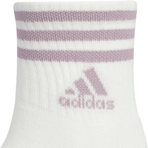 Vista 3 de adidas Calcetines altos de 3 rayas para mujer (3 pares) con compresión de arco para un ajuste seguro
