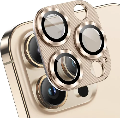 Vista 9 de Korecase Paquete de 2 protectores de lente de cámara para iPhone 14 Pro Max/Pro, verde alpino Vidrio templado de metal, dureza 9H antiarañazos