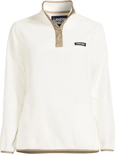 Vista 5 de Lands' End Sudadera Heritage con cuello a presión para mujer