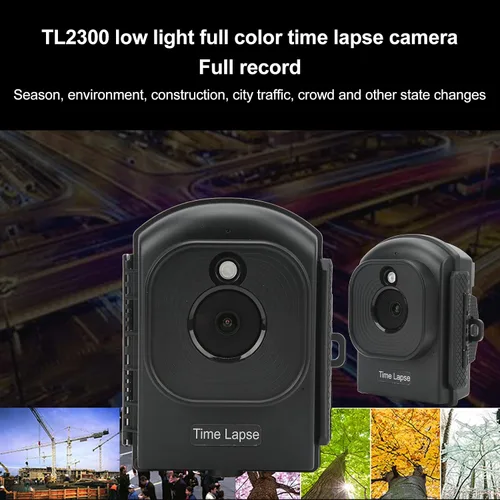 Vista 6 de Tangxi Cámara de lapso de tiempo, cámara de video al aire libre, poca luz/a todo color/lente gran angular/pantalla TFT, para proyectos