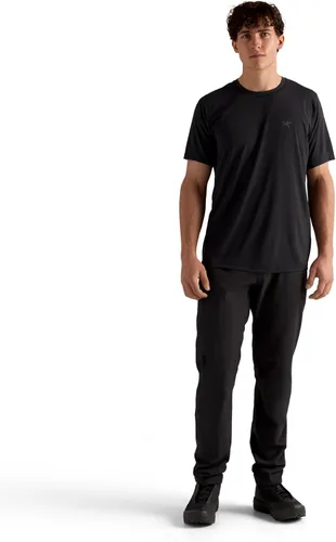 Vista 7 de Arc'teryx Cormac - Camisa de cuello redondo para hombre, transpirable, de Negro