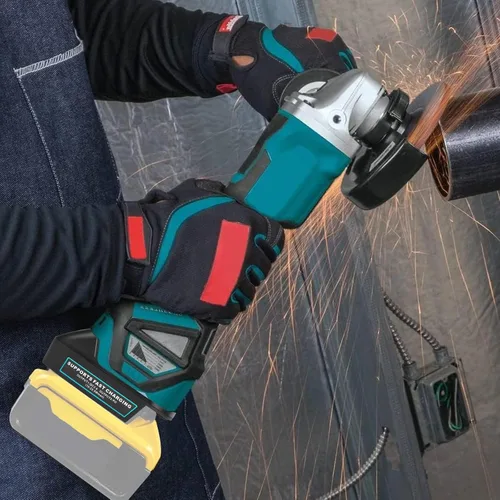 Vista 7 de Adaptador de batería DM18M compatible con baterías Dewalt de 20 V y Convertidor de batería con USB y enchufe de carga tipo C, convierte