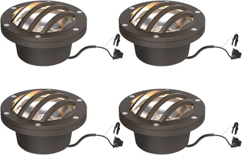 Vista 11 de GOODSMANN Luces LED de bajo voltaje para paisaje, 4 W, 12 V, 200 lúmenes, blanco cálido con conector de cable para terraza, escalón, jardín