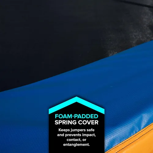 Vista 12 de Sportspower Trampolín para exteriores con red de seguridad, 15 pies