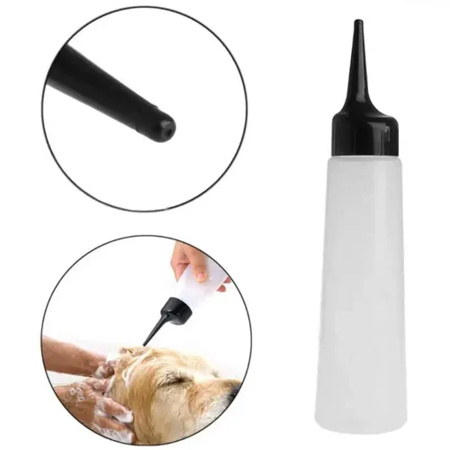 Vista 4 de FILFEEL Botella de champú, 8.5 fl oz Peluquería de gran capacidad de peluquería Recipiente recargable Spray Champú Pot