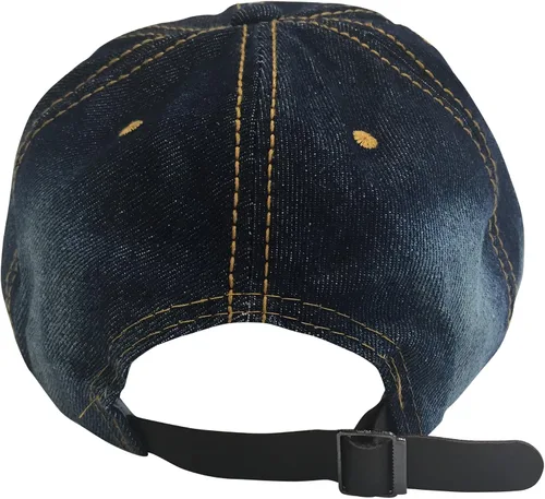 Vista 2 de Sigma Gamma Rho Gorra de béisbol de diamantes de imitación, Azul