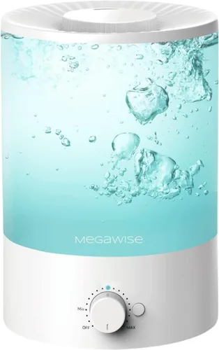 Vista 7 de Humidificador Ultrasónico de Vapor Frío MegaWise SK7620 - Capacidad de 1.5L, Operación Silenciosa, Salida de Vapor Ajustable, Apagado Automático