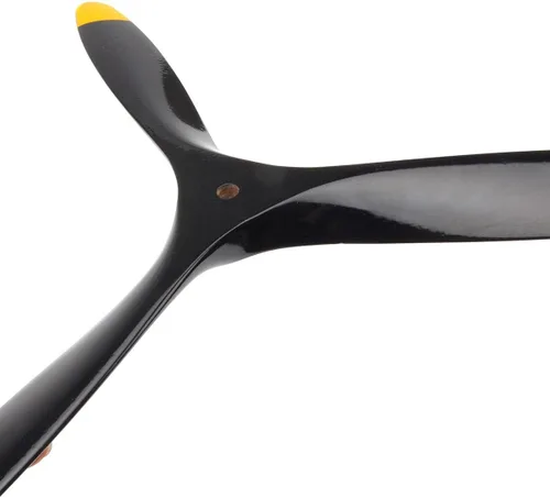 Vista 5 de Hélice RC de 3 cuchillas 15 × 8 Hélice de avión RC de madera de haya para avión de motor de gasolina