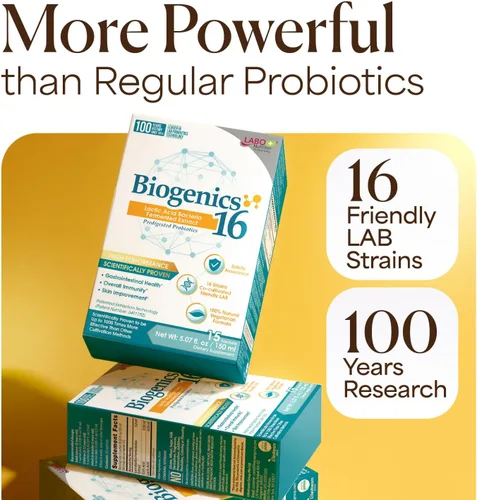 Vista 3 de LABO Nutrition Biogenics 16 - Soporte intestinal, inmunológico
