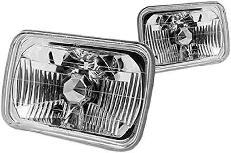 Vista 3 de AVEC 150001 Crystal Series Clear/Chrome Sealed Beam Luz de conversión de faros delanteros (4 x 6 pulgadas)