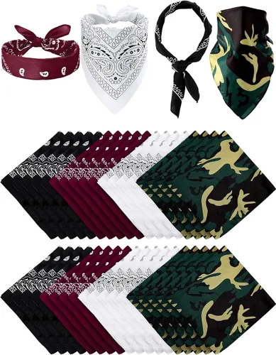 Vista 10 de Unittype 36 bandanas de cachemira 1