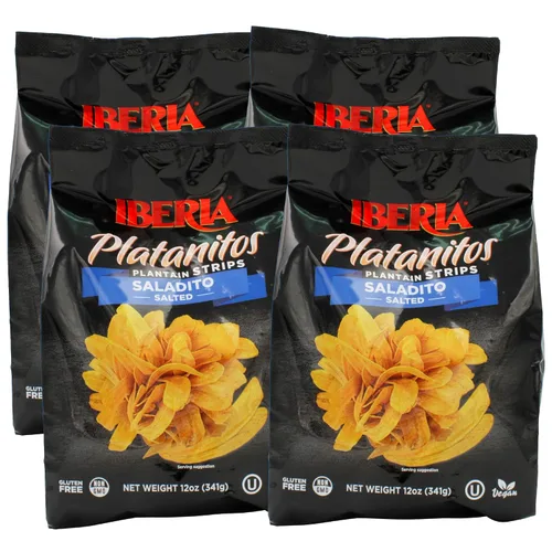 Vista 7 de Iberia Tostones - Chips de plátano, 2 onzas (paquete de 24)