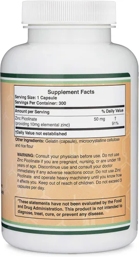 Vista 5 de Double Wood Supplements Paquete de quercetina y zinc: apoya la salud del sistema inmunológico (120 unidades de quercetina y 300 unidades de zinc)