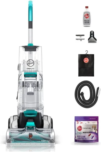 Vista 8 de [Usado] Hoover Smartwash - Limpiador automático de alfombras, FH52000, turquesa