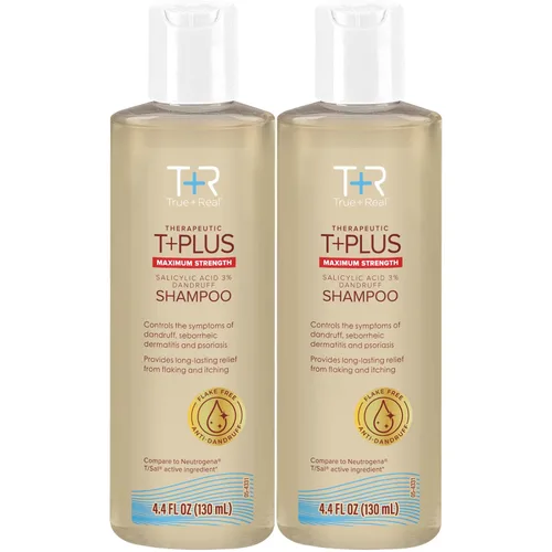 Vista 10 de True+Real Champú anticaspa de ácido salicílico al 3% de ácido salicílico, 4.4 onzas líquidas
