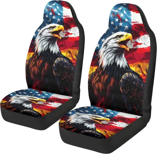 Vista 7 de ELEQIN - Fundas de asiento protectoras para automóvil, diseño tribal navajo, azteca, africano, para la mayoría de autos, sedán, SUV, camioneta