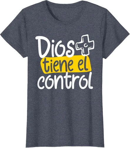 Vista 38 de Regalo Cristiano En Español Christian Spanish Dios Tiene Con Camiseta, Negro
