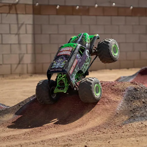 Vista 3 de Losi LMT 2.0 Camión Monstruo de Tracción en las 4 Ruedas con Eje Sólido RTR - Grave Digger LOS04028T1