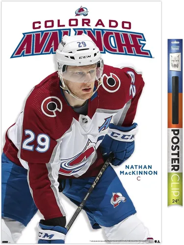 Vista 16 de Trends International NHL Colorado Avalanche - Póster de pared de la serie 23 de Nathan MacKinnon